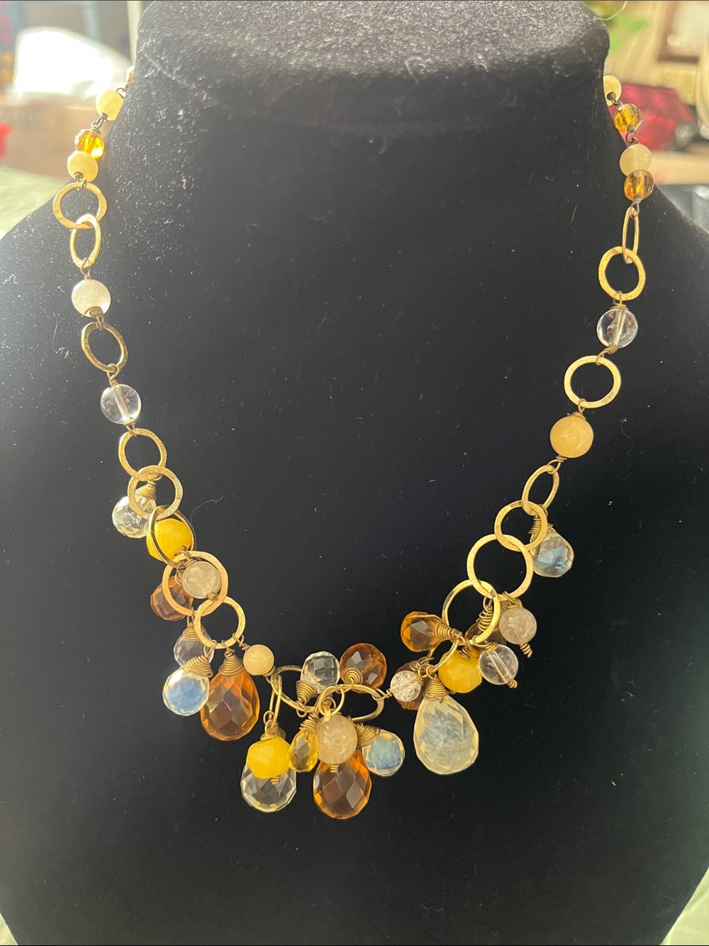 “Golden Amber Cascade”